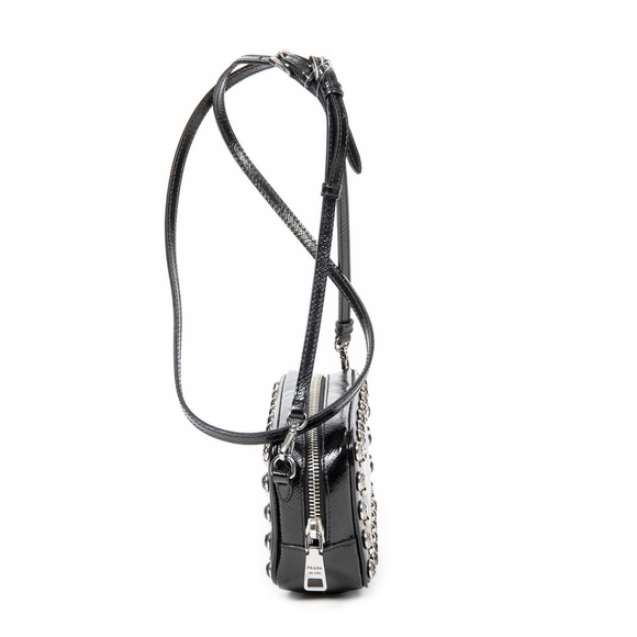 Prada Studded Rhinestones Camera Crossbody - Picture 4 of 8